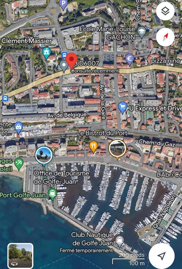 Spacieux Studio A Golfe Juan 2 Minutes Des Plages 발로리스 외부 사진